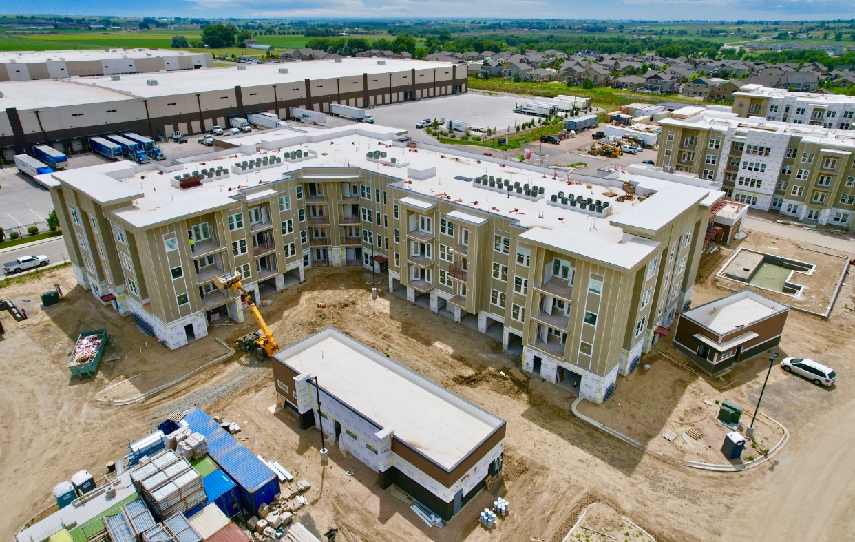 Multifamily complex under construction
