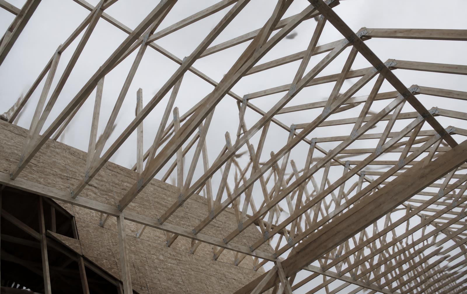Roof Framing — jobsite photograph